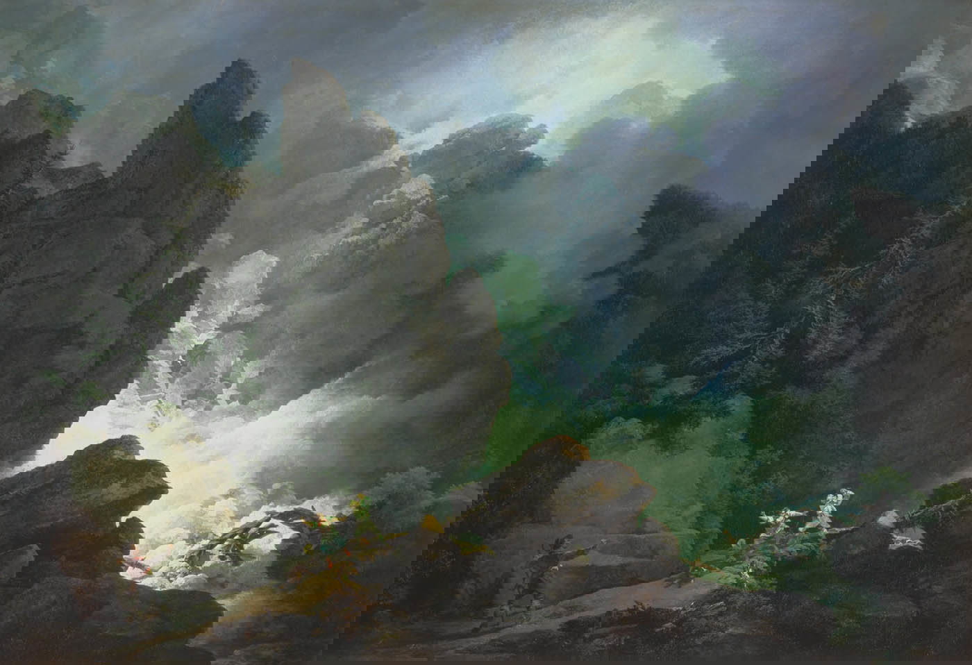 loutherbourg phillip james de avalanche alps