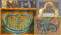 medieval bestiaries winged dragon phoenix