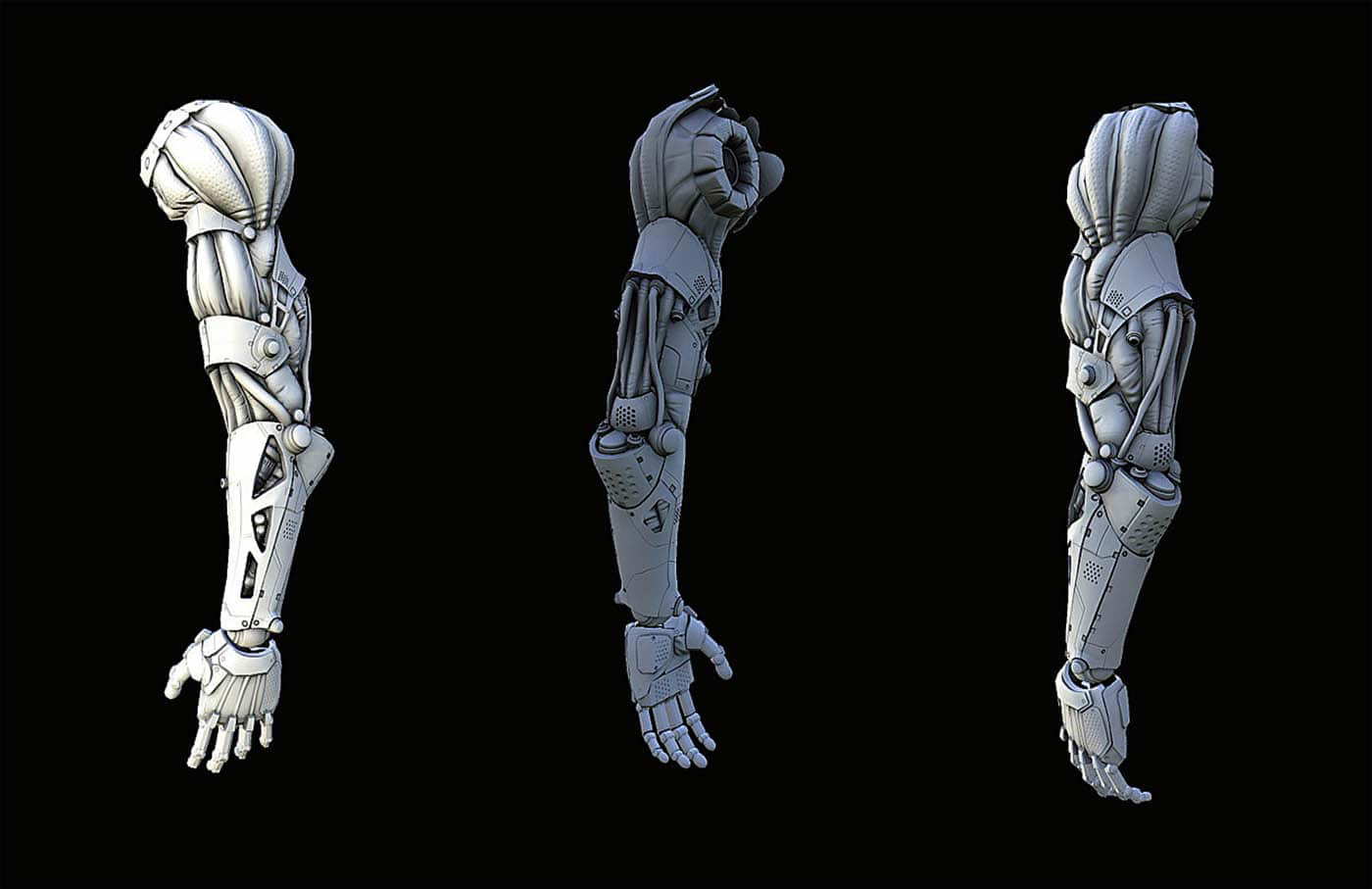 nicolas campelo cyborg arm posthuman anatomy