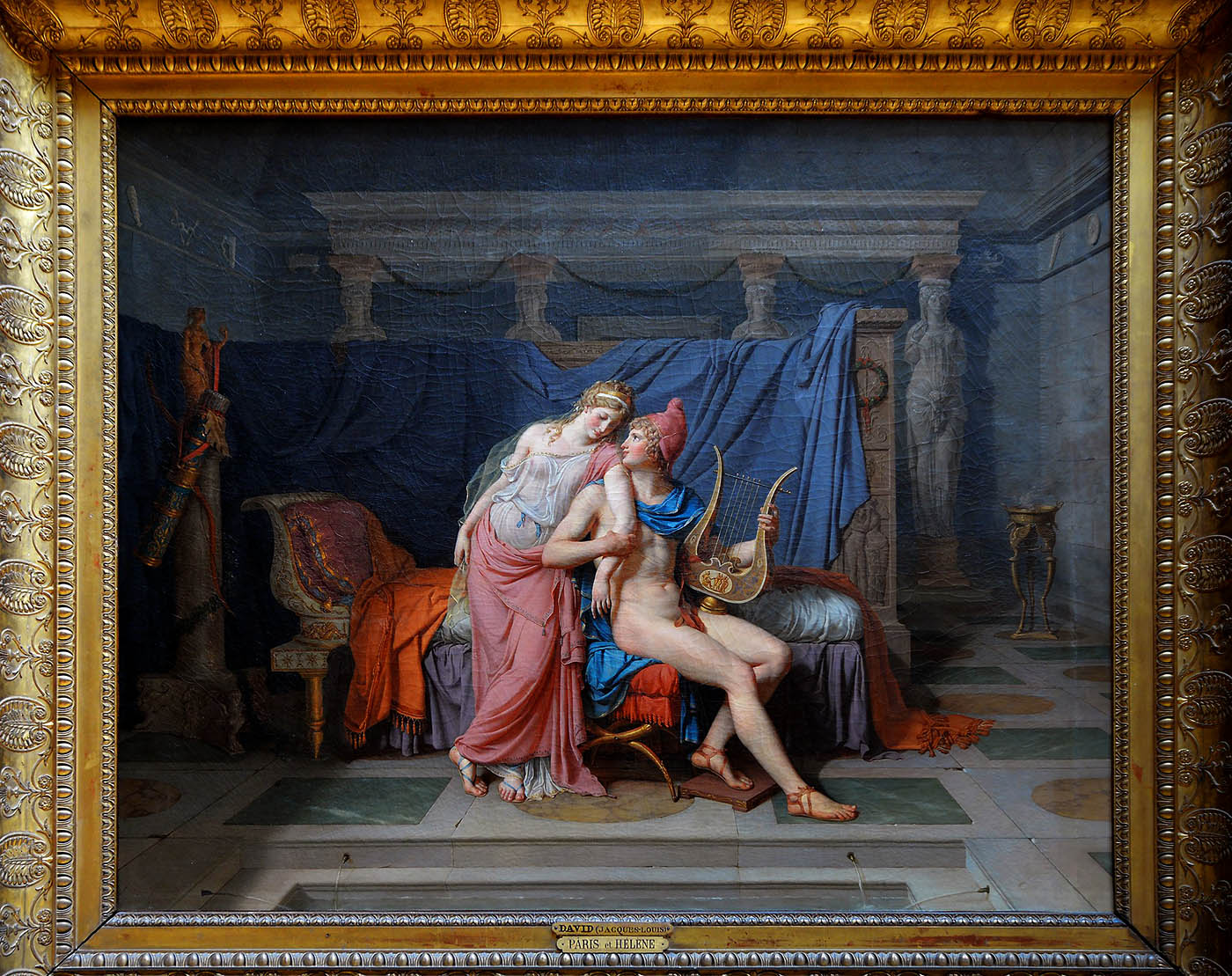 paris helen louvre jacques louis david