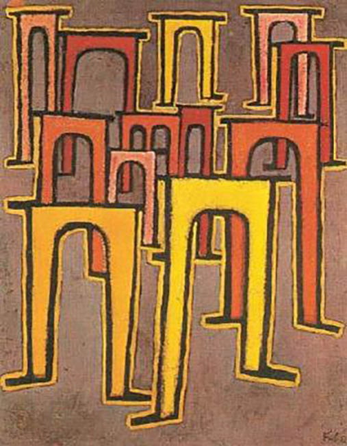 Revolution of the Viaduct by Paul Klee.