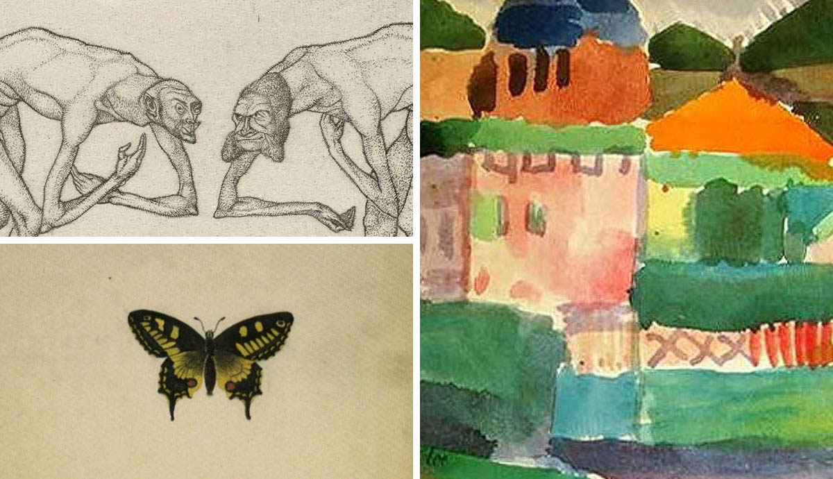 Watercolor and drawings by Paul Klee