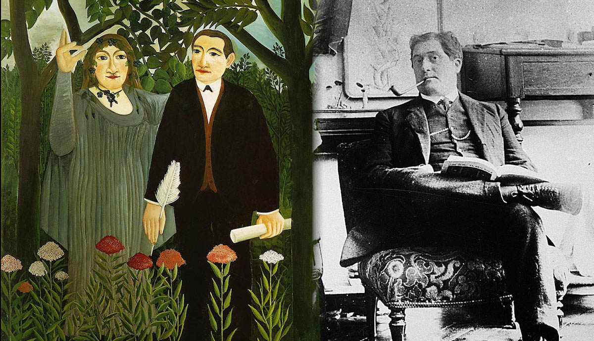 portrait guillaume apollinaire muse poet henry rousseau