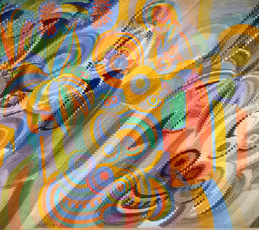 robert delaunay portuguese woman painting
