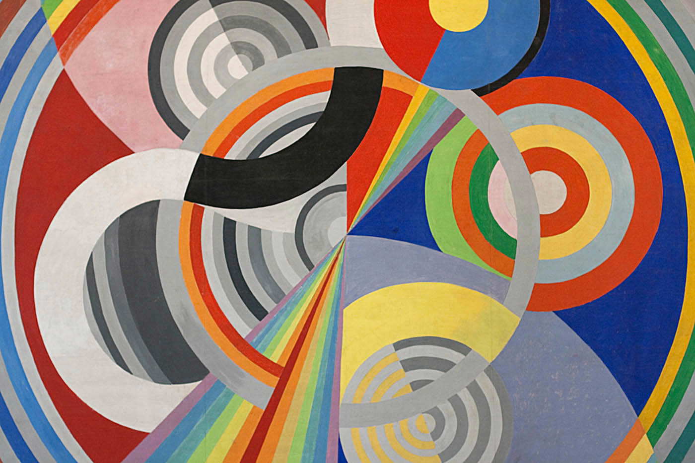 robert delaunay rhythm one oil painting