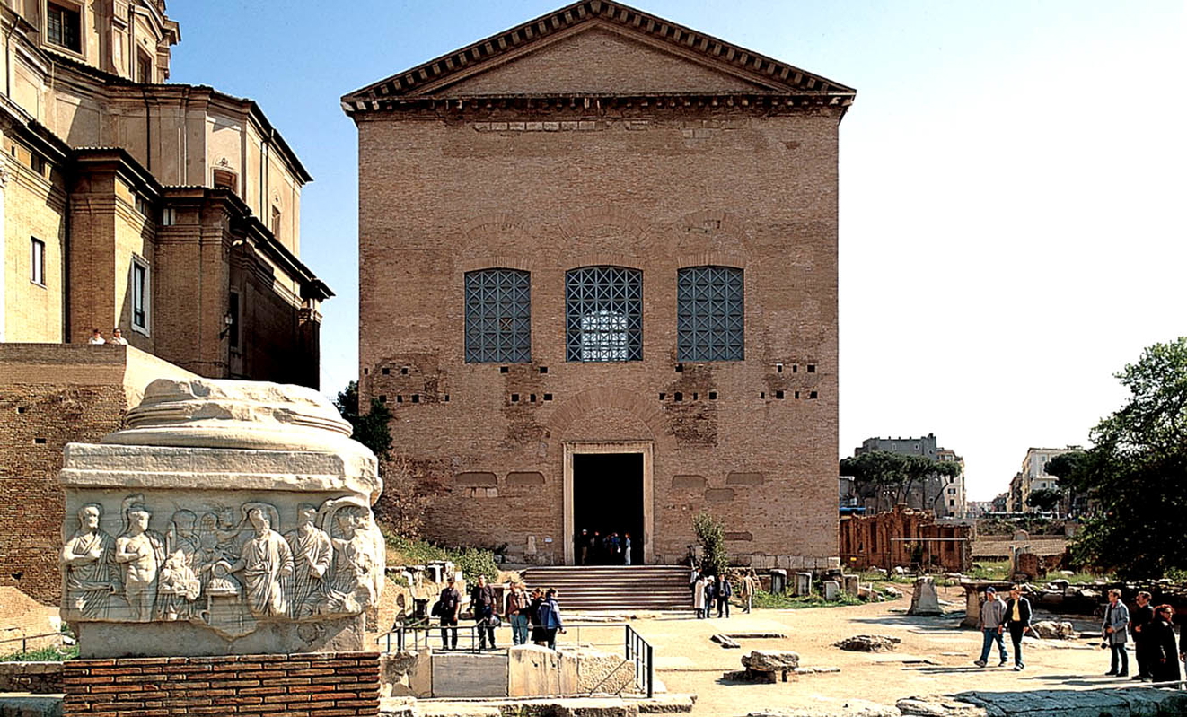 roman monuments curia julia