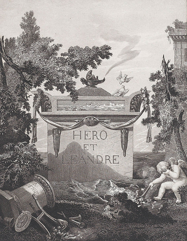 romantic artwork hero leander debucourt