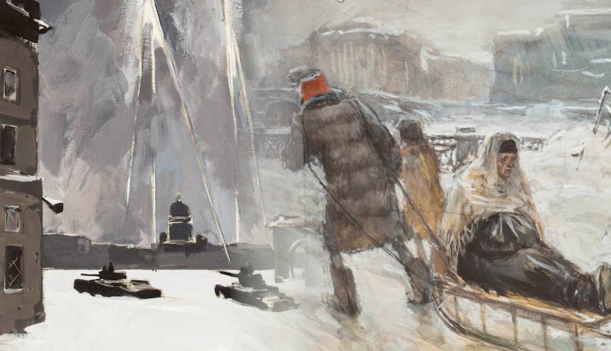 siege leningrad wwii life art
