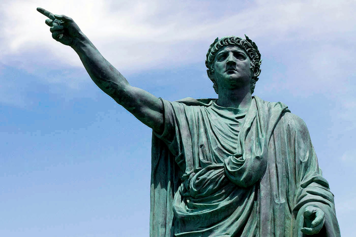 statue emperor nero sculpture