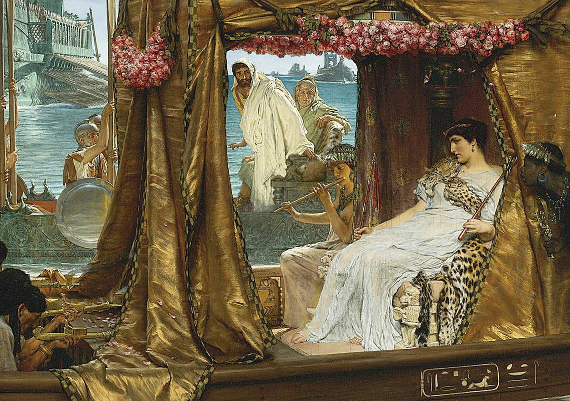 tadema meeting antony cleopatra