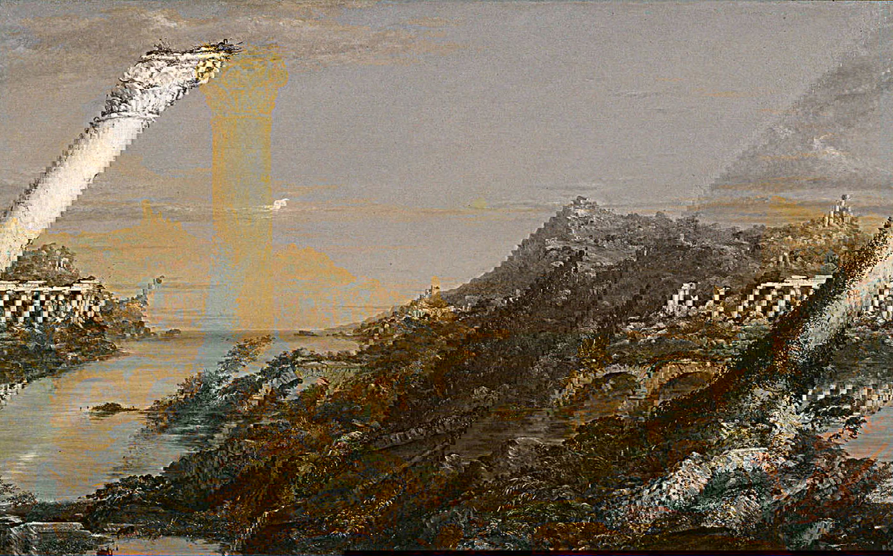 thomas cole desolation god pan