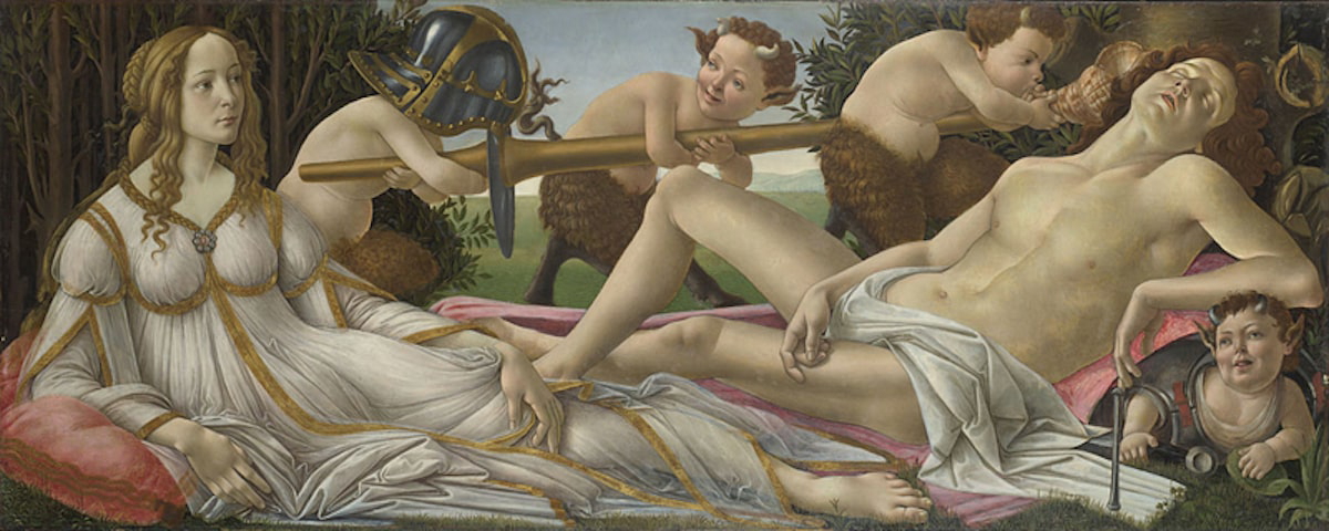 venus mars sandro botticelli national gallery london 1485