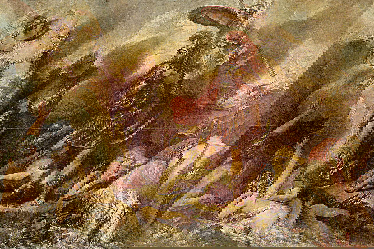 venus wounded diomedes painting