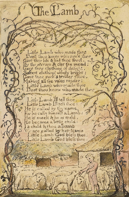 william blake lamb poem engraving