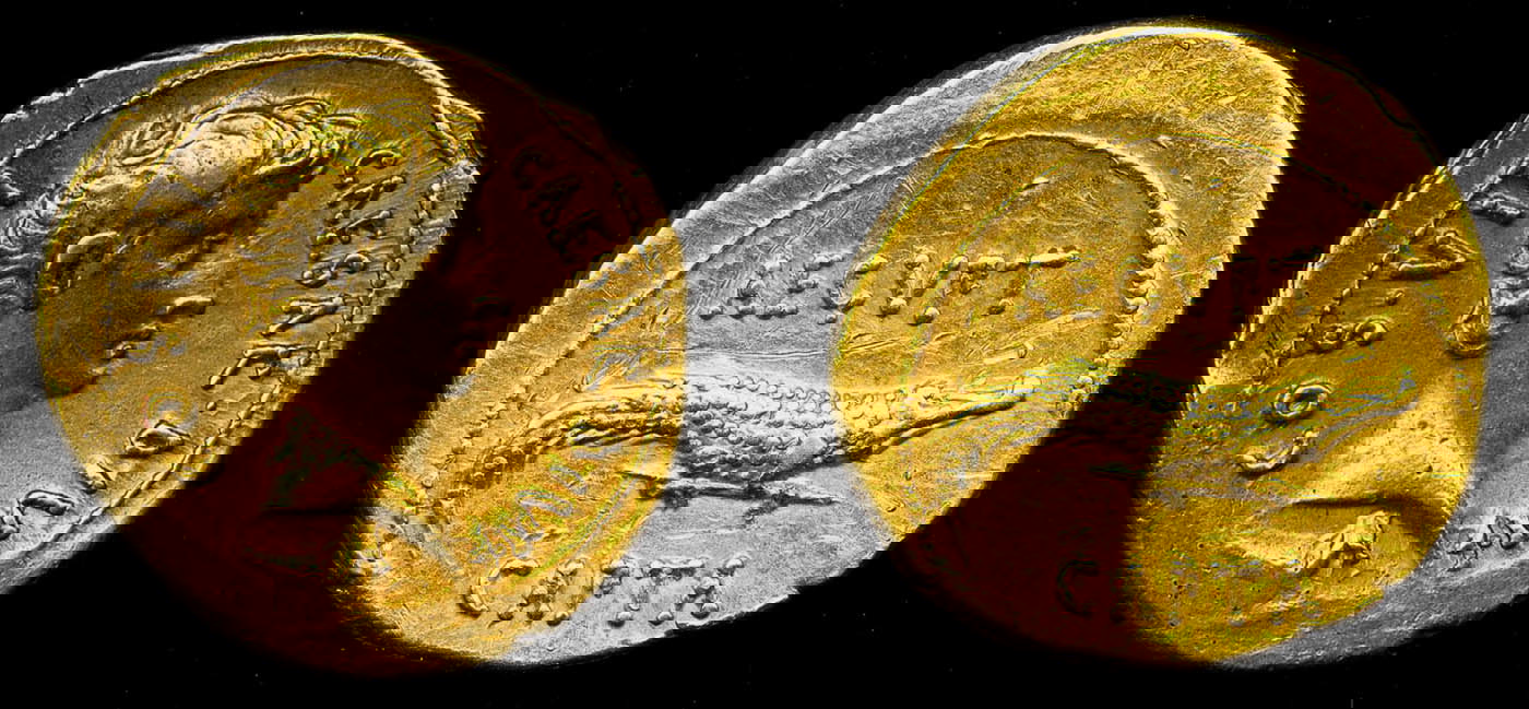 augustus coin crocodile