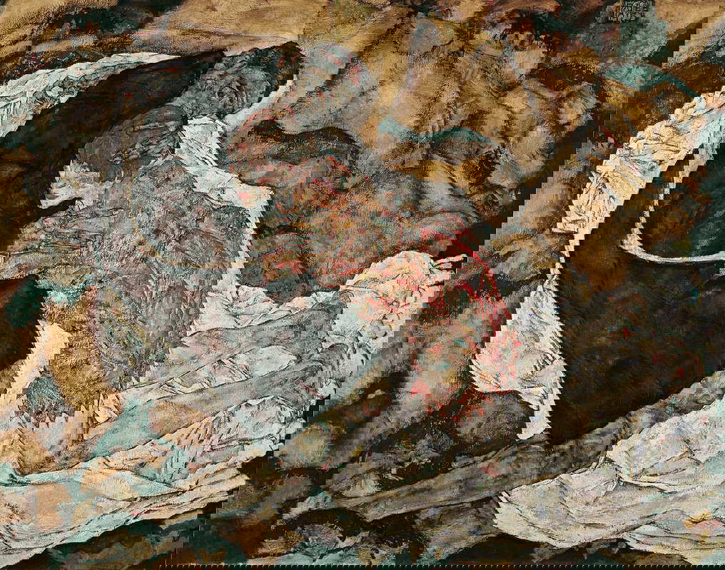 austrian painter schiele death maiden portrait