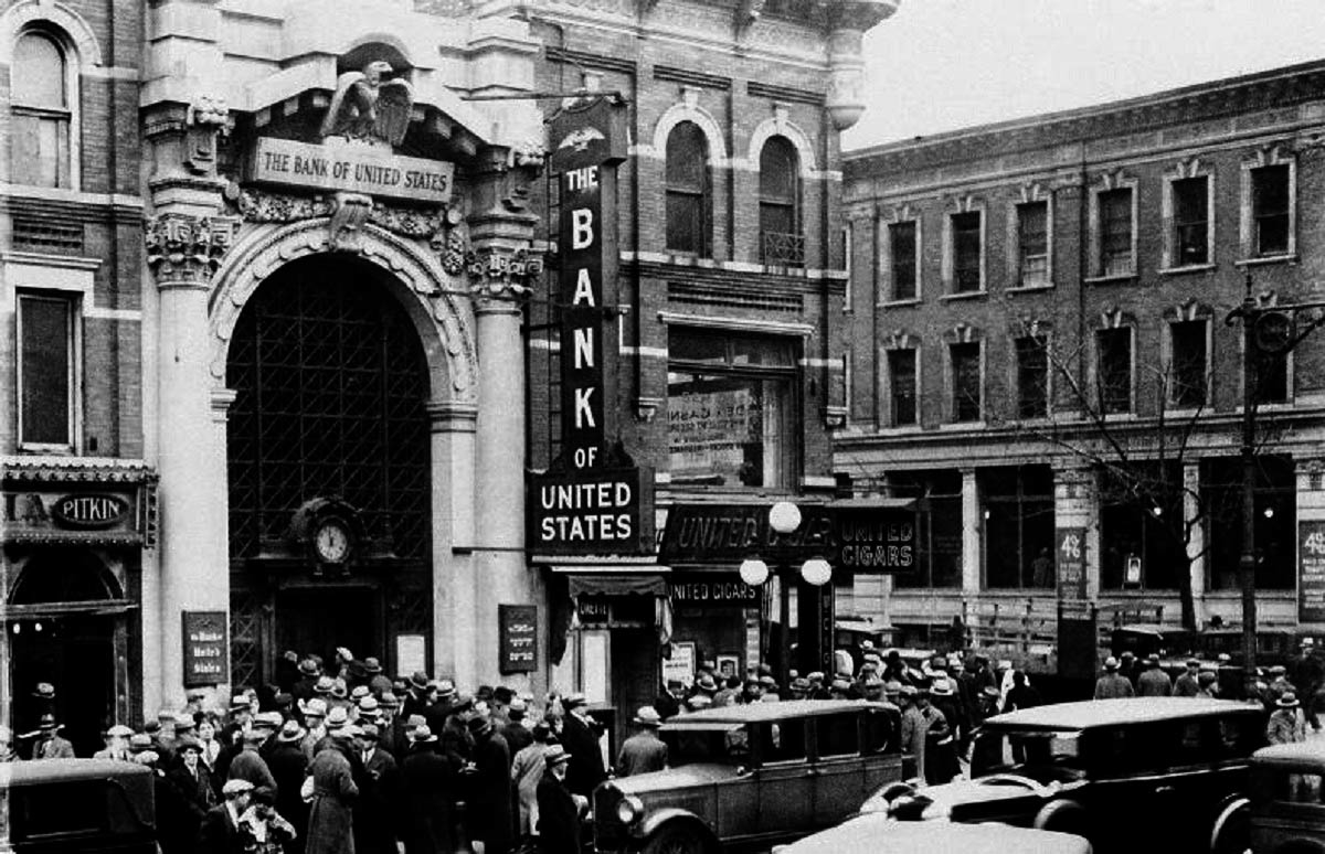 bank run brownsville 1930 photo