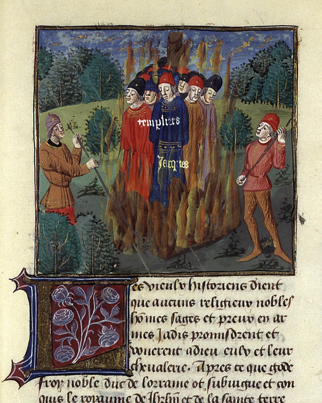 boccaccio execution knights templar illumination