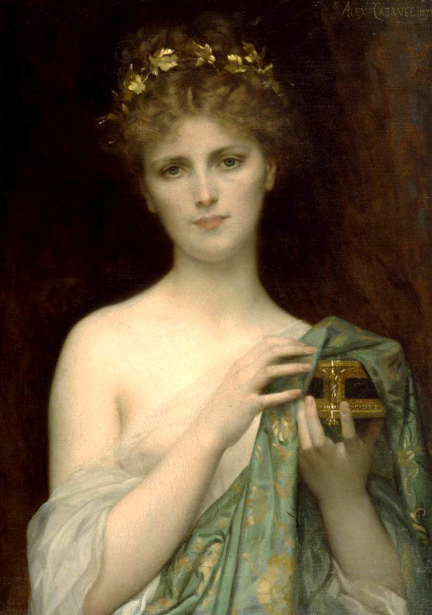 cabanel 1889 pandora box walters