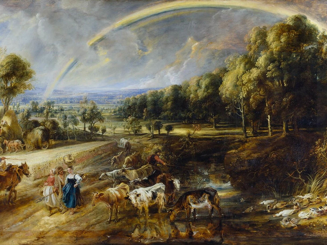 dutch painters rubens rainbow landscape painting