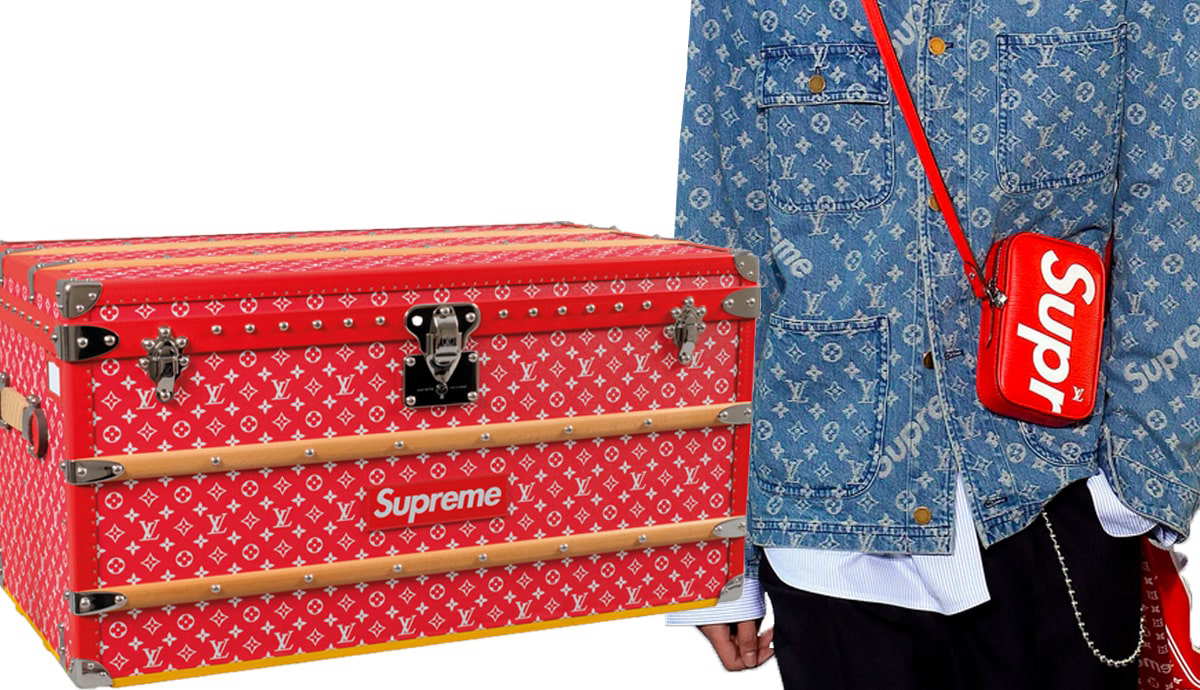 fashion collaborations louis vuitton supreme trunk