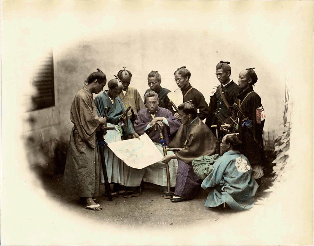felice beato southern officers samurai warrior