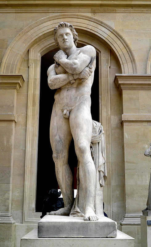 foyatier spartacus marble statue