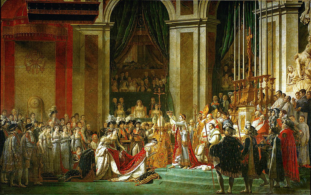 french revolution david coronation napoleon
