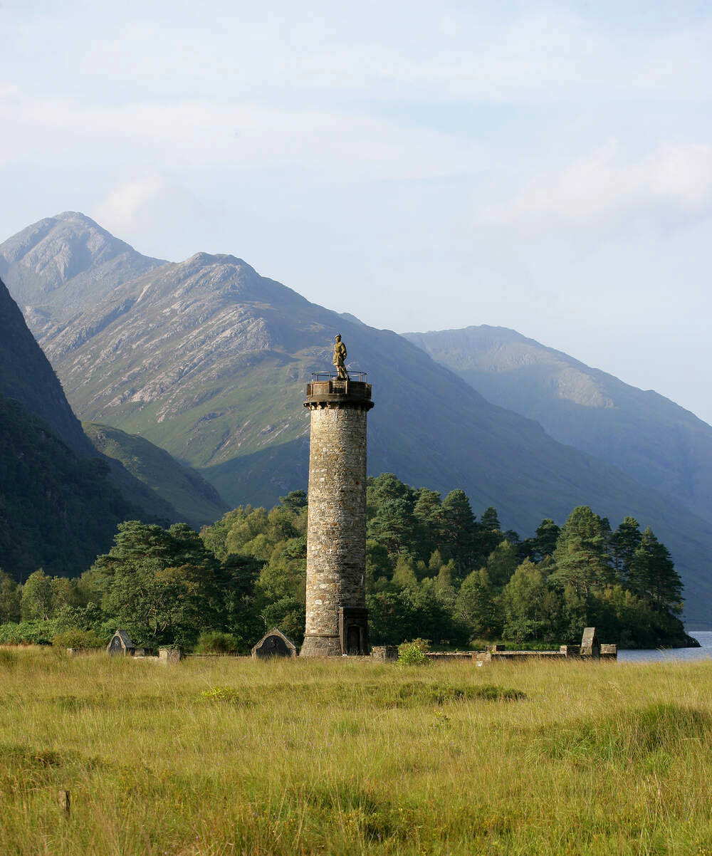 glenfinnan monument jacobites 1745 bonnie prince charlie