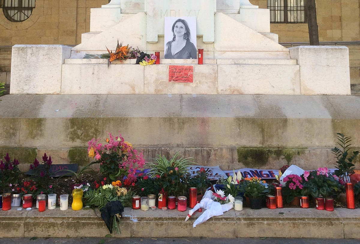 great siege monument daphne caruana galizia photograph