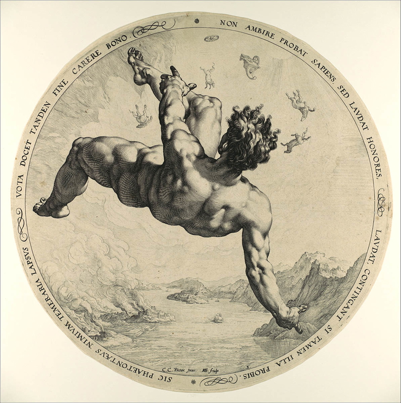 greek tragedy goltzius phaeton four disgracers