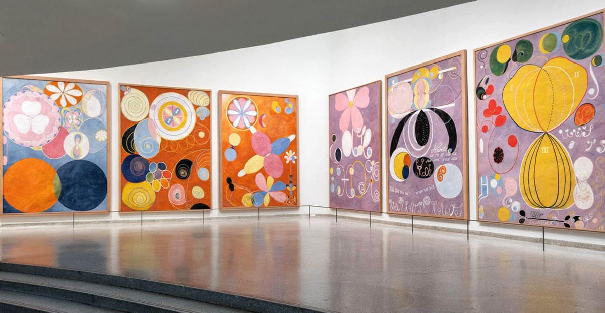 hilma af klint the ten largest abstract art