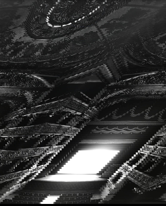 hiroshi sugimoto teatro carignano photograph