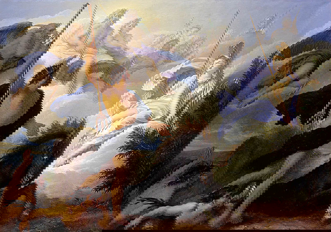 houasse minerva neptune athens painting