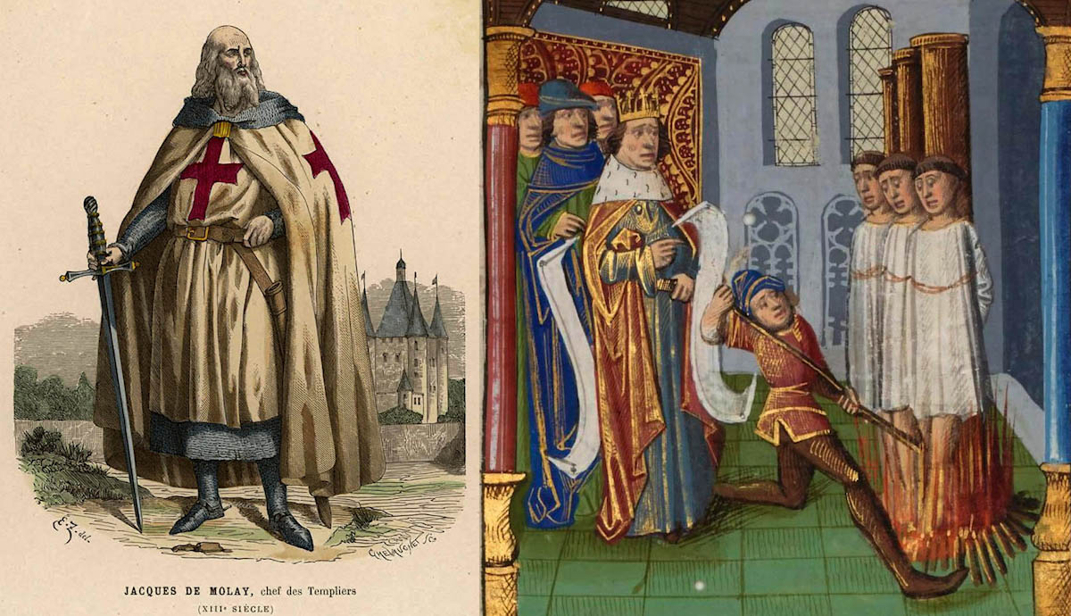 knights templar execution Jacques de Molay
