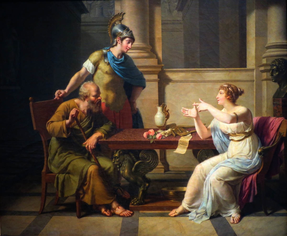 monsiaux debate socrates aspasia painting