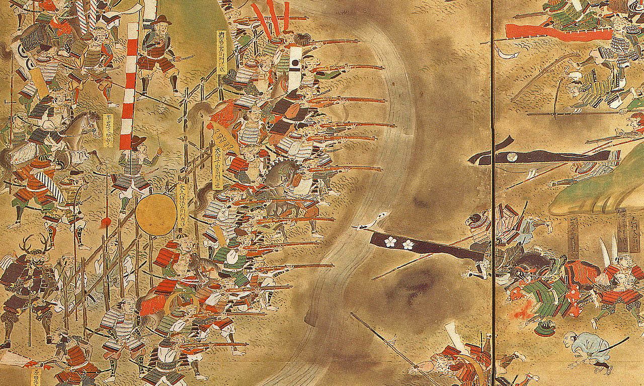 nagashino teppo ashigaru painting