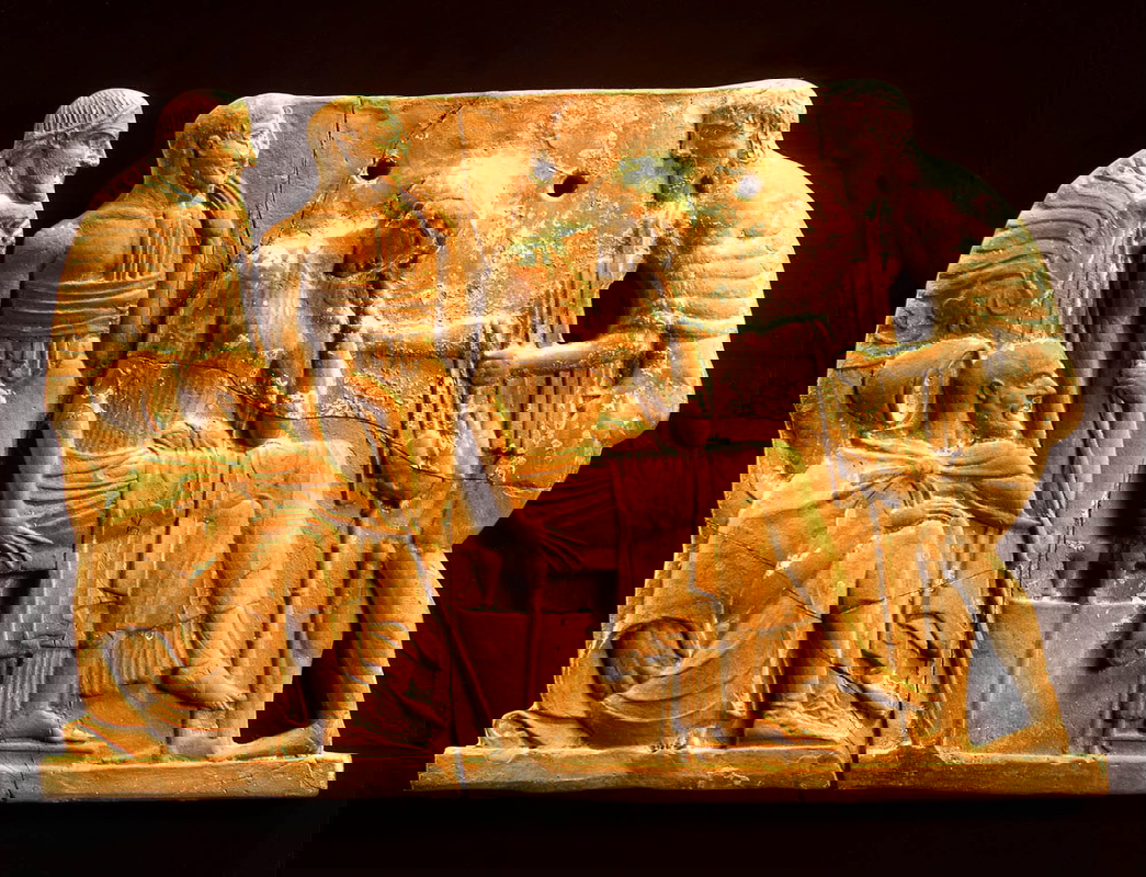 odysseus returns to penelope terracotta