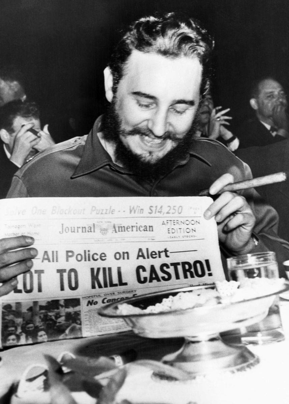 plot kill fidel castro photograph
