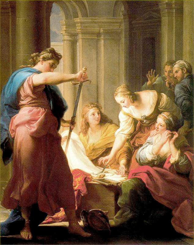 pompeo girolamo batoni achilles court lycomedes