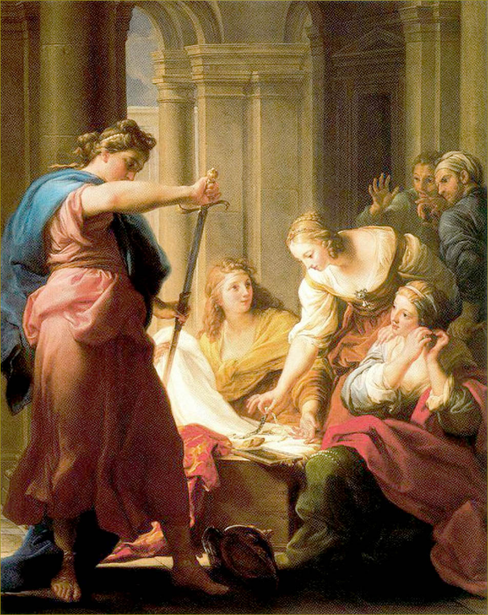 pompeo girolamo batoni achilles court lycomedes