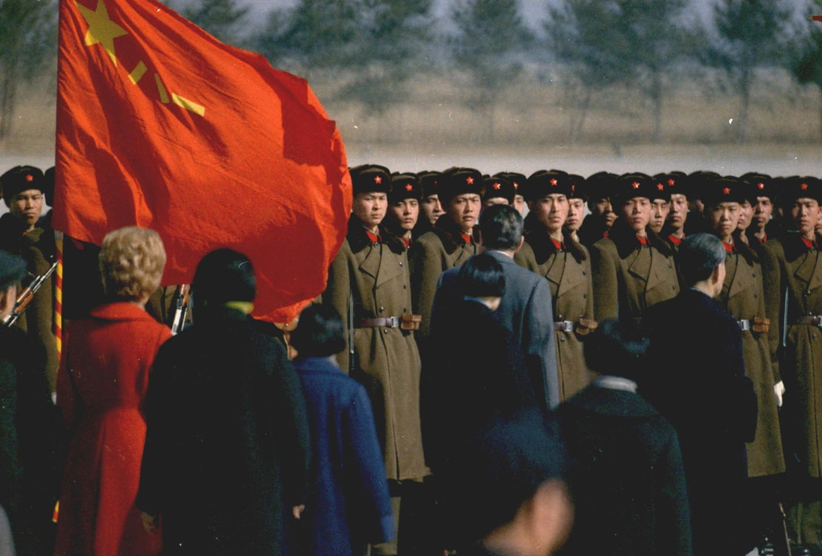president nixon chinese soldiers 1972