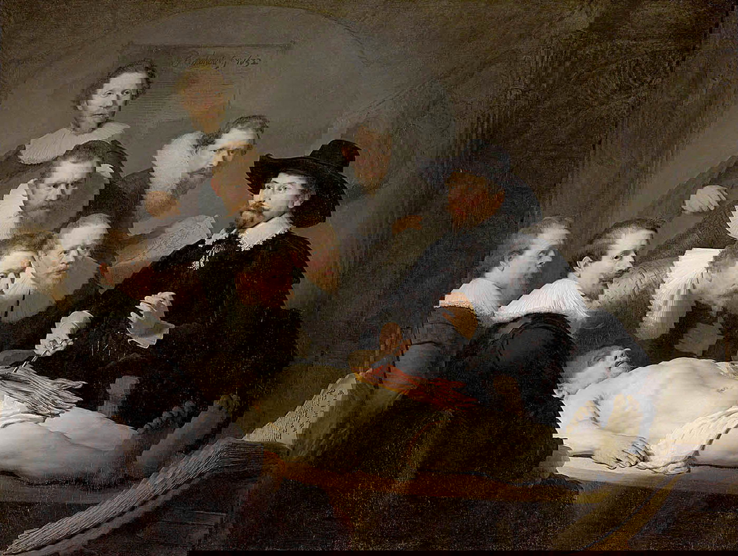 rembrandt anatomy lesson painting