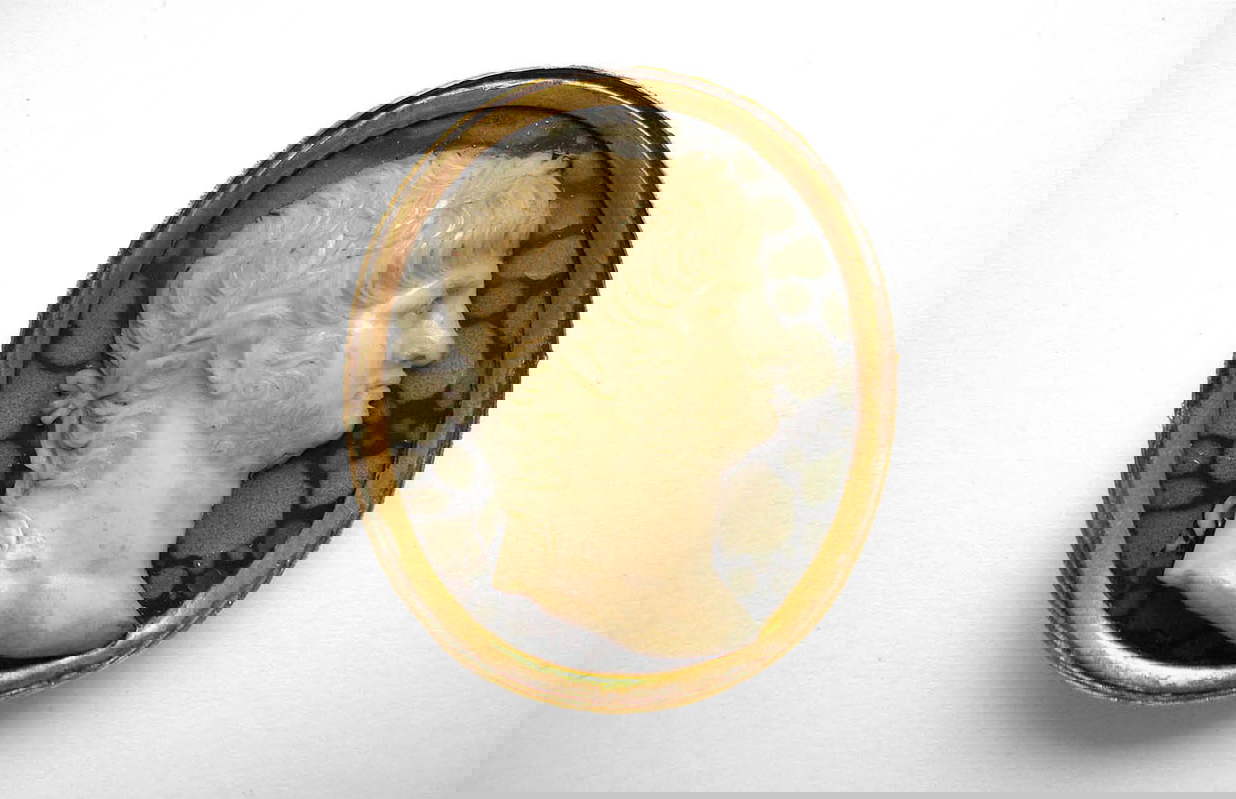 roman emperor nero cameo