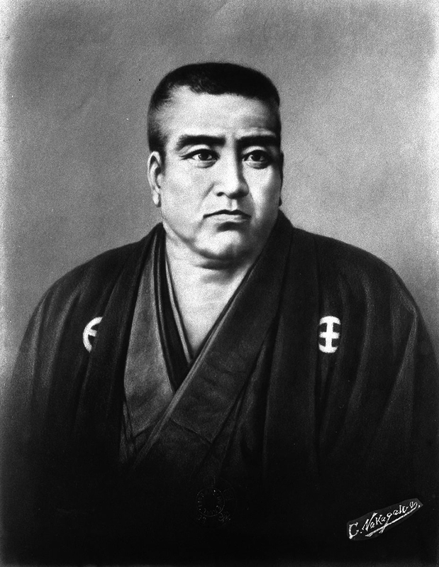 saigo takamori drawing samurai warrior
