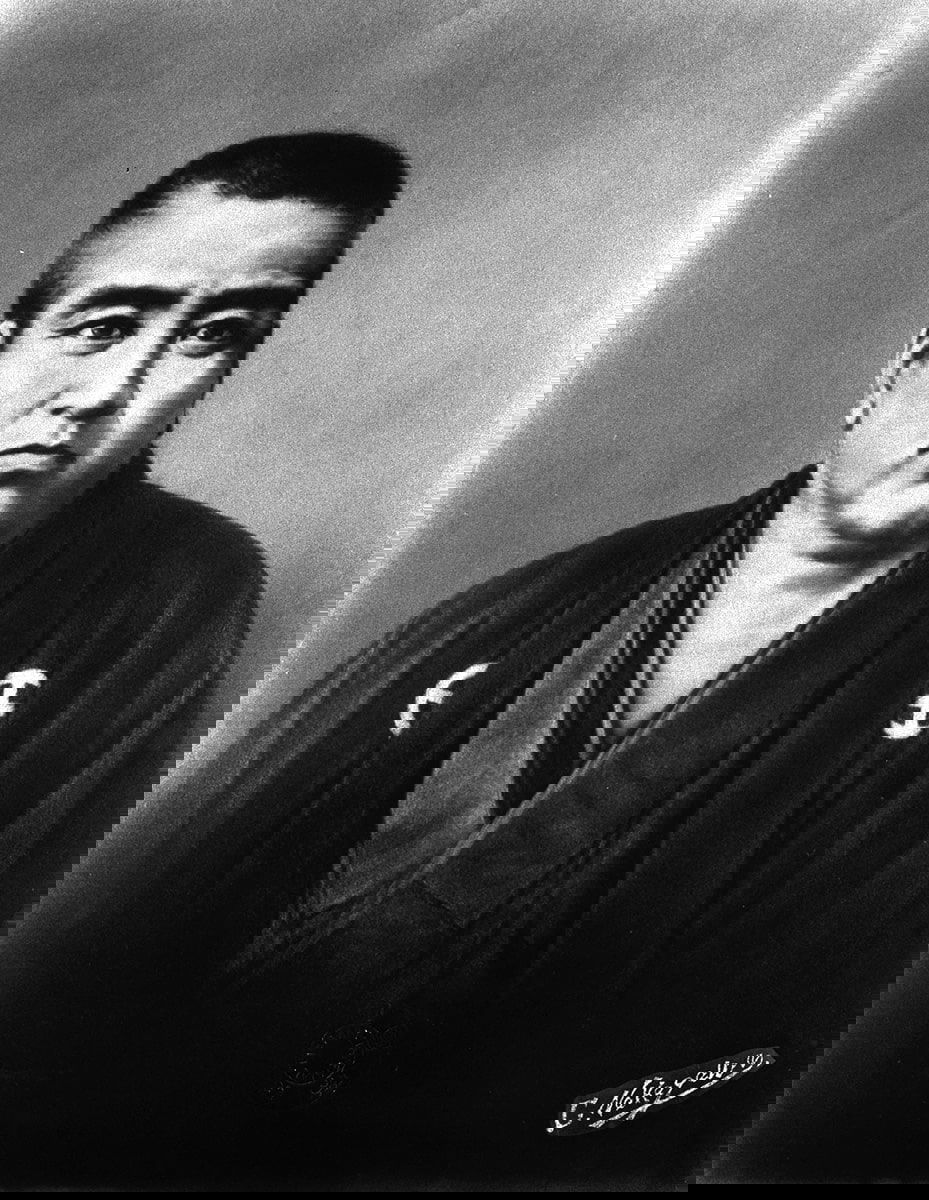saigo takamori drawing samurai warrior
