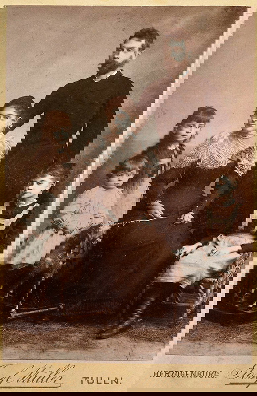 schiele family adolf marie sisters photograph