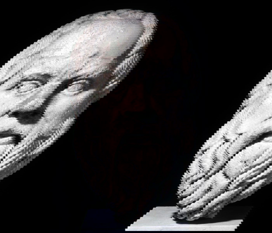 socrates portrait bust sculpture