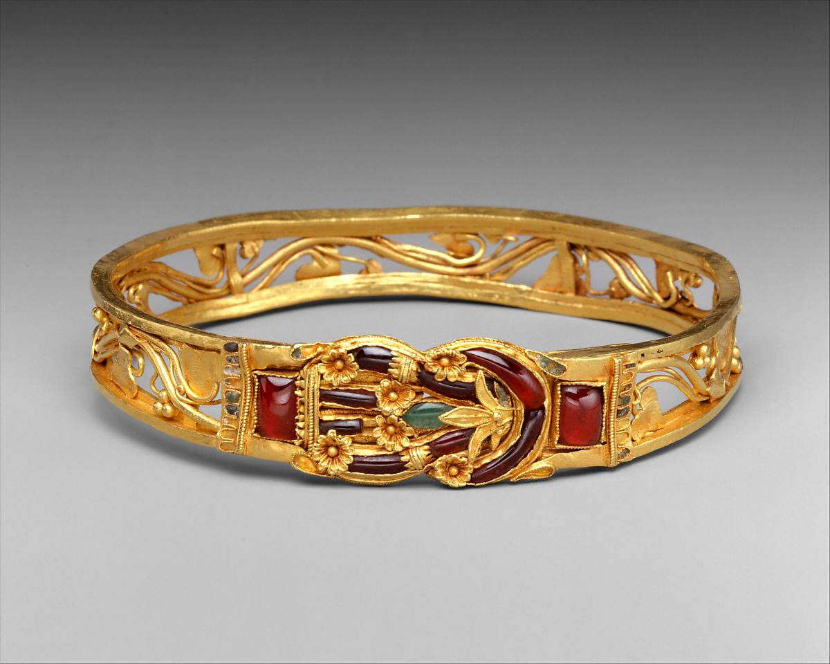 spartan women gold armband ancient greek met museum