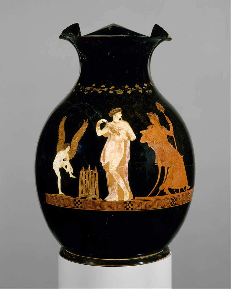 terracotta jug greek met museum